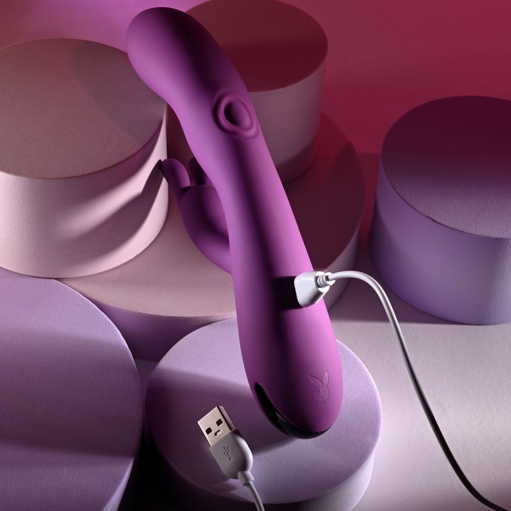 Playboy Pleasure BUSY BUNNY with Tapping Shaft - VIBRATORS