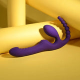 Playboy Pleasure Hug It Out Purple 29 cm USB Rechargeable Strapless Strap On - STRAP - ONS