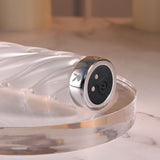 Playboy Pleasure IN A TWIST - White Glass Rechargeable Vibrator - VIBRATORS