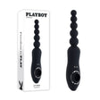 Playboy Pleasure Let It Bead – Vibrating Anal Beads with Clitoral Suction - Anal Toys
