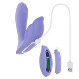Playboy Pleasure LILAC FANTASY - Tapping Vibrator with Remote - VIBRATORS