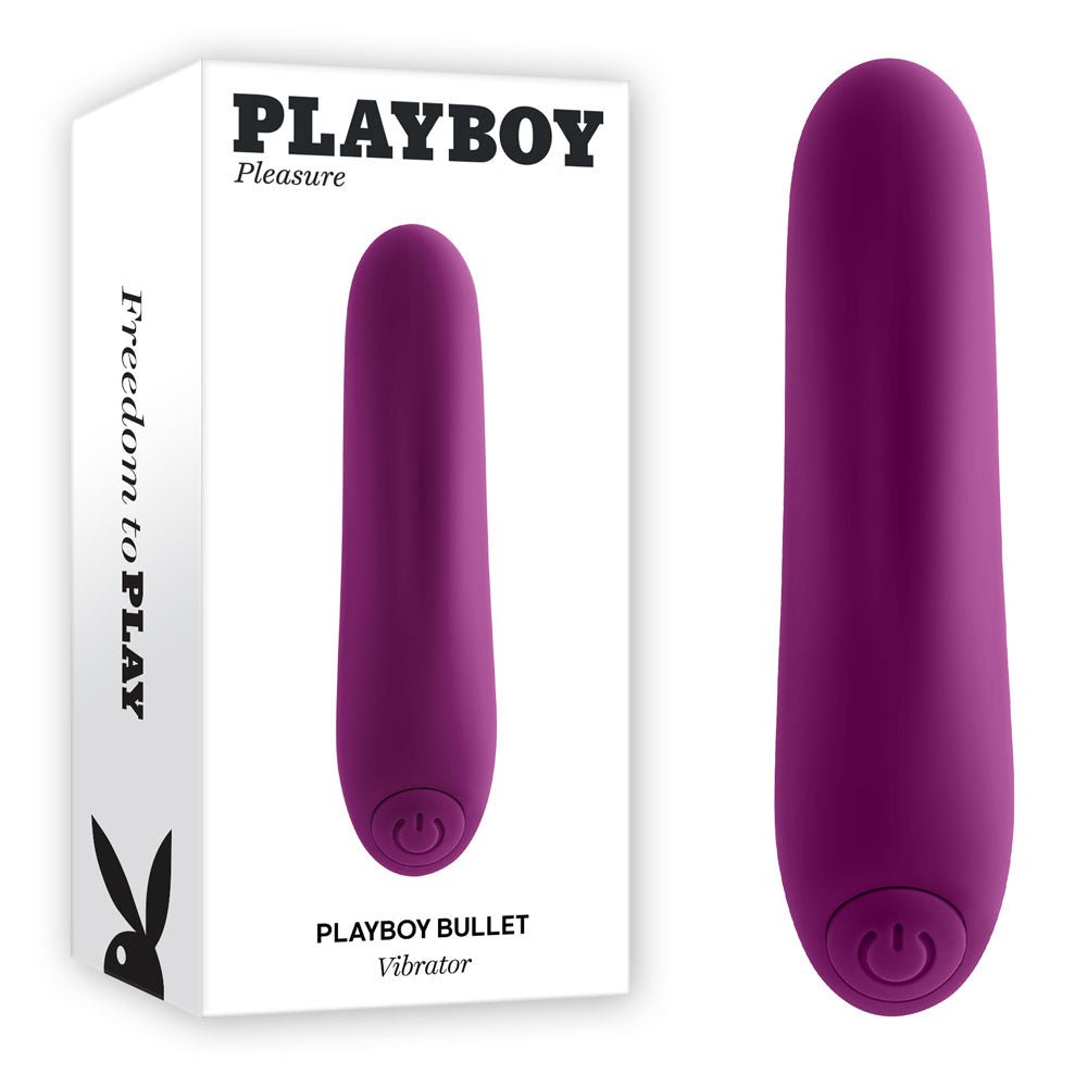 Playboy Pleasure PLAYBOY BULLET - Purple 9 cm USB Rechargeable Bullet - BULLETS & EGGS