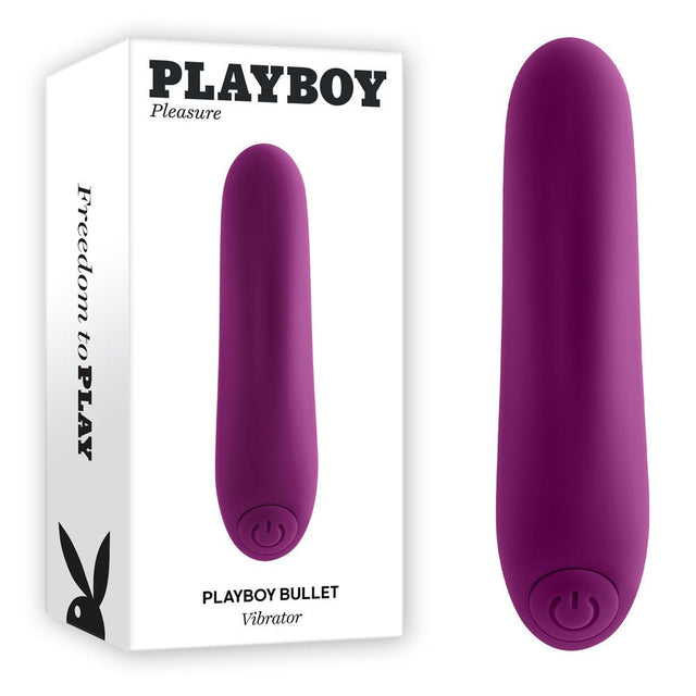 Playboy Pleasure PLAYBOY BULLET - Purple 9 cm USB Rechargeable Bullet - BULLETS & EGGS