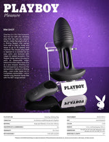 Playboy Pleasure Rim Shot Vibrating Butt Plug – Flicking & Rechargeable - ANAL TOYS