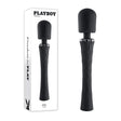 Playboy Pleasure ROYAL - Black 29.2 cm USB Rechargeable Massage Wand - VIBRATORS