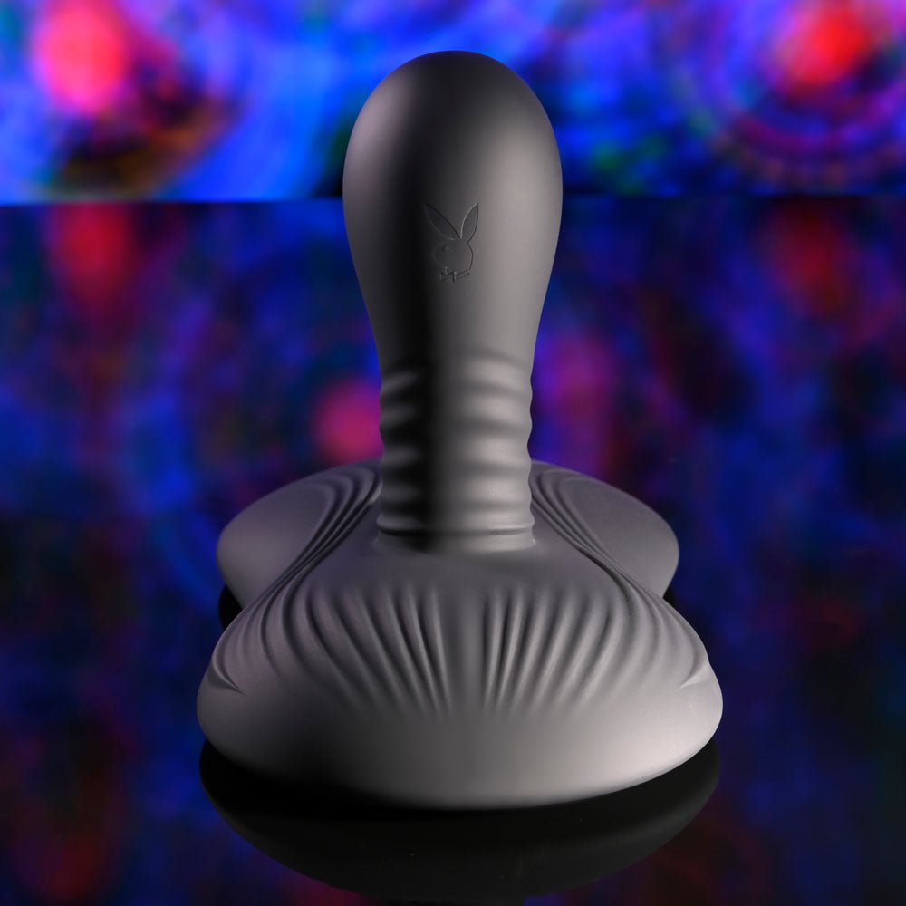 Playboy Pleasure SITTIN & SPINNIN - Spinning Vibrator & Grinder Pad & Remote - VIBRATORS