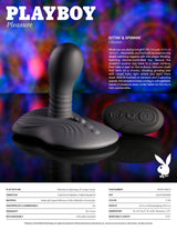 Playboy Pleasure SITTIN & SPINNIN - Spinning Vibrator & Grinder Pad & Remote - VIBRATORS