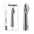 Playboy Pleasure Swoon Chrome Metal Vibrator – 14cm USB Rechargeable - VIBRATORS