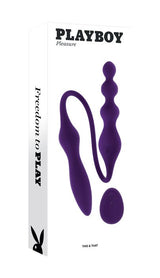 Playboy Pleasure This And That Purple DualEnded Vibrator - VIBRATORS