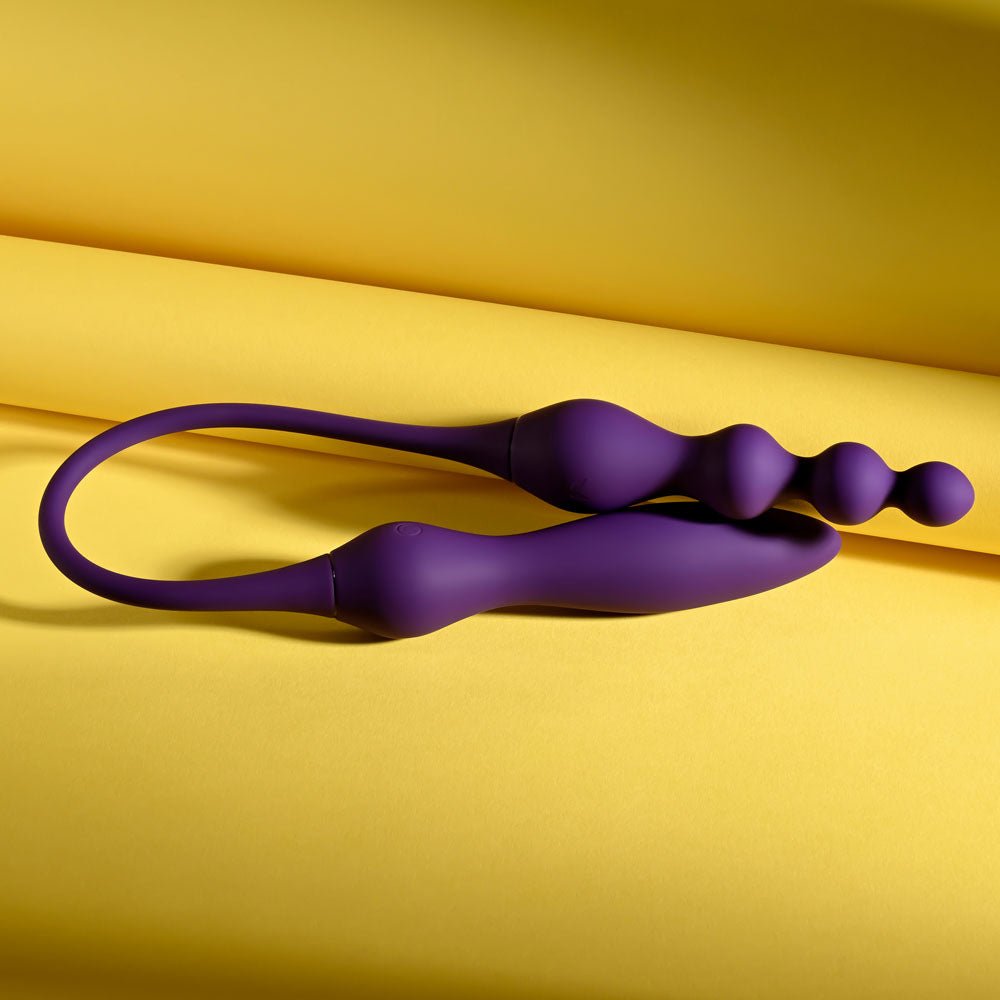 Playboy Pleasure This And That Purple DualEnded Vibrator - VIBRATORS