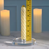 Playboy Pleasure TWIST OF FATE - Yellow Glass Rechargeable Vibrator - VIBRATORS
