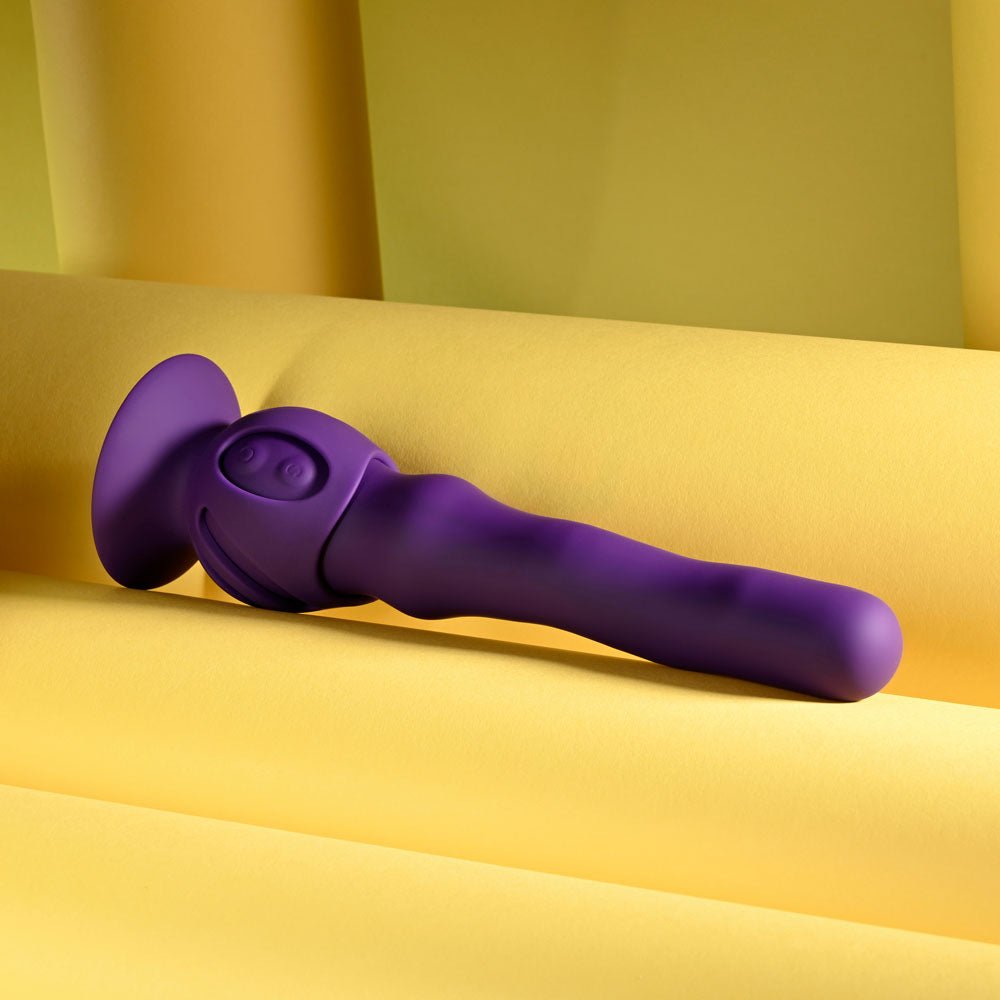 Playboy Pleasure Wiggle It Purple Wiggling Vibrator - VIBRATORS