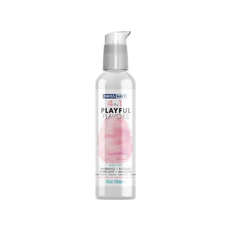 Playful Flavours 4 In 1 Cotton Candy 4oz/118ml - Lotions & Potions