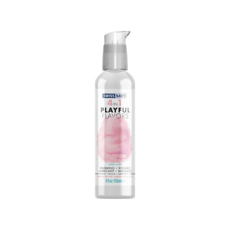 Playful Flavours 4 In 1 Cotton Candy 4oz/118ml - Lotions & Potions