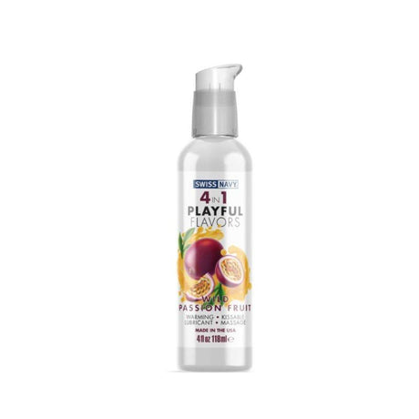 Playful Flavours 4 In 1 Wild Passion Fruit 4oz/118ml - Naughty by Nature Adult Store