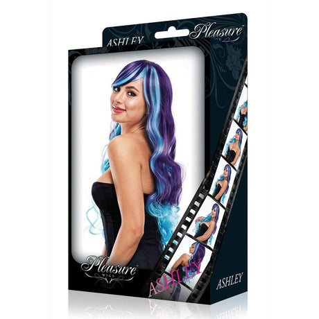 PLEASURE WIGS Ashley - Purple/Blue - LINGERIE & BODY WEAR