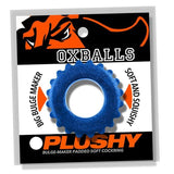 Plushy Cock Ring Blue - Cock Rings