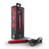 Red Bullet Vibrator - Poppy Red Rechargeable Mini Vibe - bullet vibrator