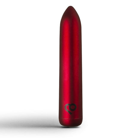 Red Bullet Vibrator - Poppy Red Rechargeable Mini Vibe - bullet vibrator