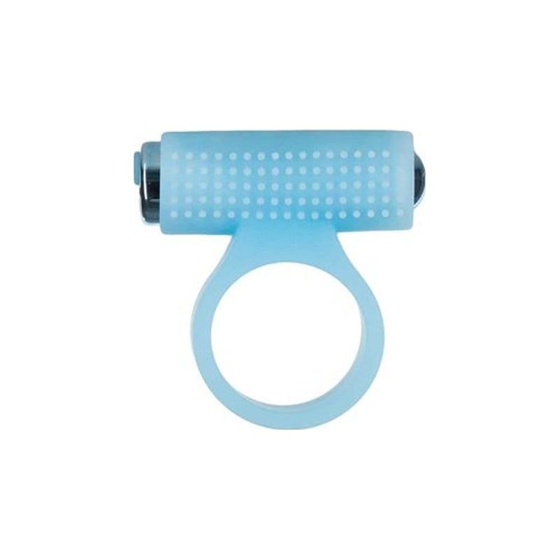 Power Bullet Cosmic Cock Ring w Bullet Glow in the Dark - Adult Toys