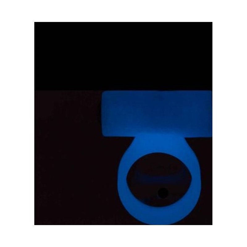 Power Bullet Cosmic Cock Ring w Bullet Glow in the Dark - Adult Toys