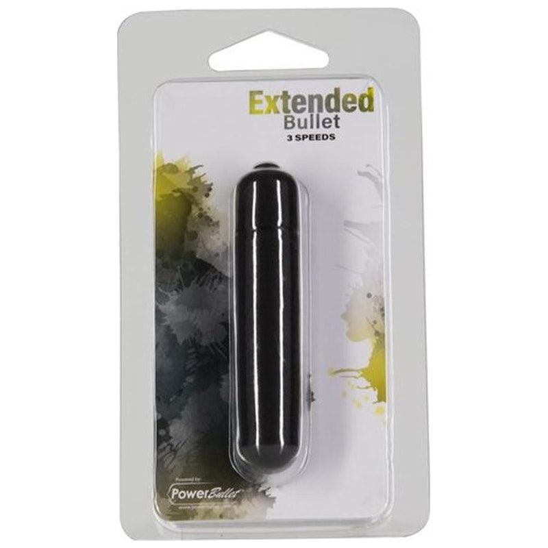 Power Bullet Extended 9cm 3 Speed Black - Naughty by Nature Adult Store