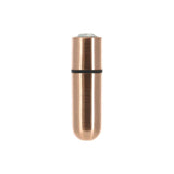 Power Bullet First Class 6cm Rechargeable w Crystal Rose Gold - Adult Toys