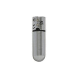 Power Bullet First Class 6cm Rechargeable w Crystal Silver - Adult Toys