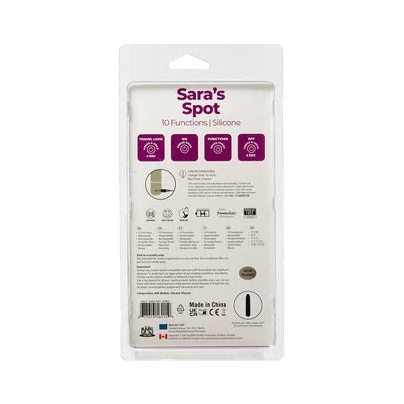 Power Bullet Sara’s Spot Vibrator Purple - Adult Toys