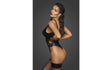 Power Wetlook Bodysuit w High Cut Leg - Lingerie
