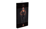 Power Wetlook Overall w Tulle Panel - Naughty by Nature Adult Store