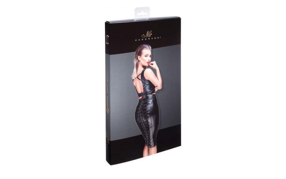 Power Wetlook Pencil Skirt w Long Zipper - Lingerie