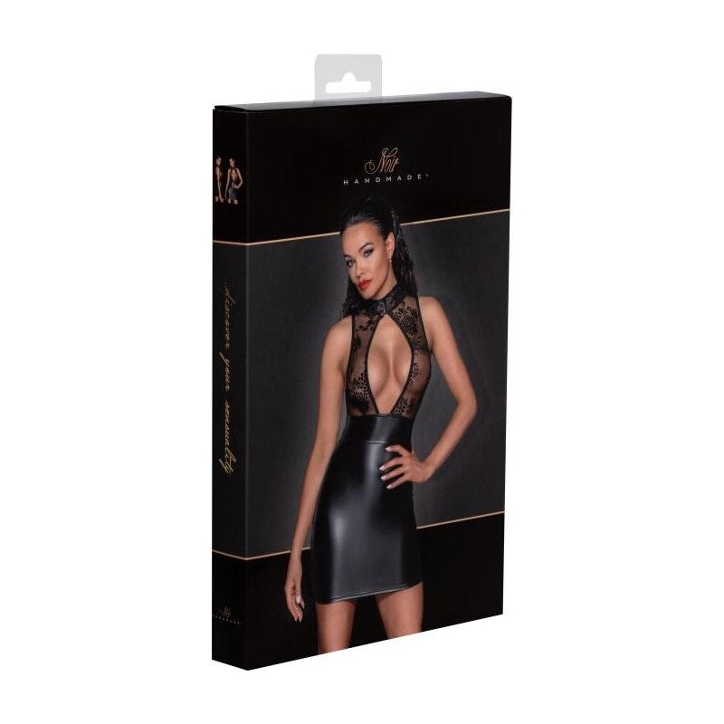 Power Wetlook Short Dress w Skirt & Tulle Top - Lingerie