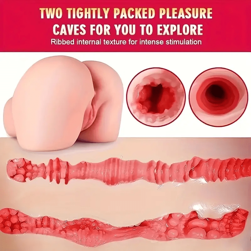 Premium Sex Doll Torso With Ribbed Textures - Sex Doll