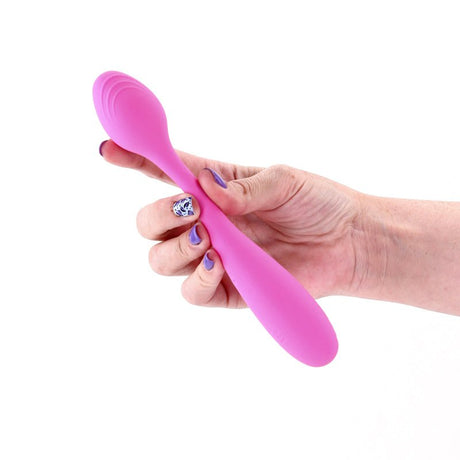 Pretty In Pink Rose USB Rechargeable Vibrator - VIBRATORS