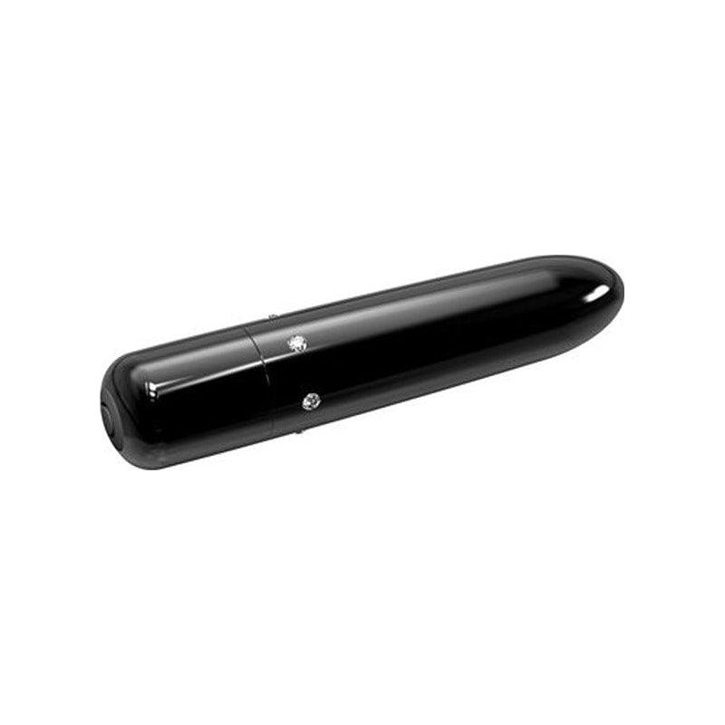 Pretty Point 4in Power Bullet Black - Adult Toys