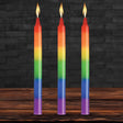 Pride Candles Rainbow Drip Candle 3 Pc - Adult Toys