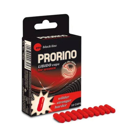 PRORINO Libido Capsules For Women 10 Pc - Lotions & Potions