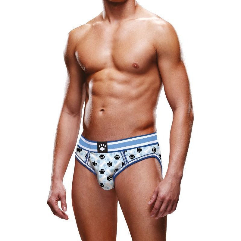 Prowler Blue Paw Open Back Brief - Lingerie