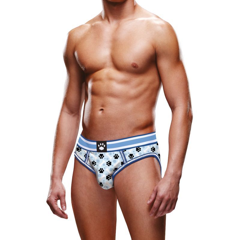 Prowler Blue Paw Open Back Brief - Lingerie