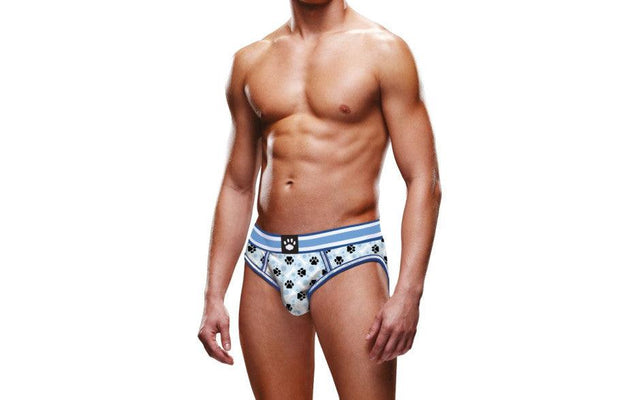 Prowler Blue Paw Open Back Brief - Lingerie