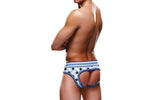Prowler Blue Paw Open Back Brief - Lingerie