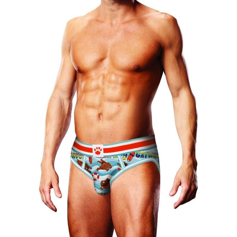 Prowler Gaywatch Bears Open Back Brief - Lingerie