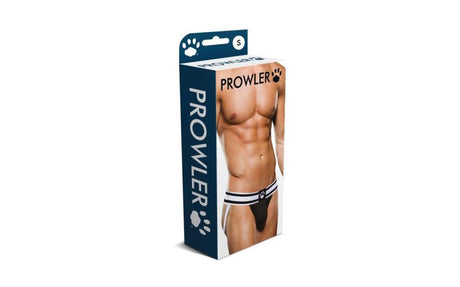 Prowler Jock Black/White - Naughty by Nature Adult Store