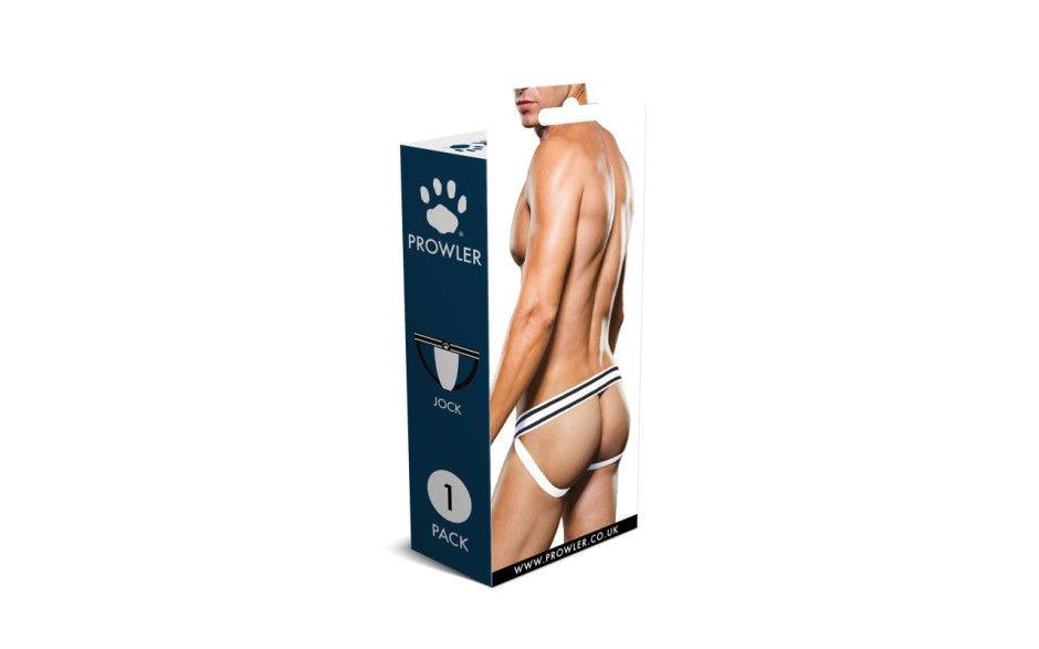 Prowler Jock Black/White - Naughty by Nature Adult Store