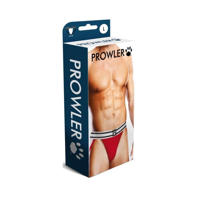 Prowler Jock White/Red - Naughty by Nature Adult Store