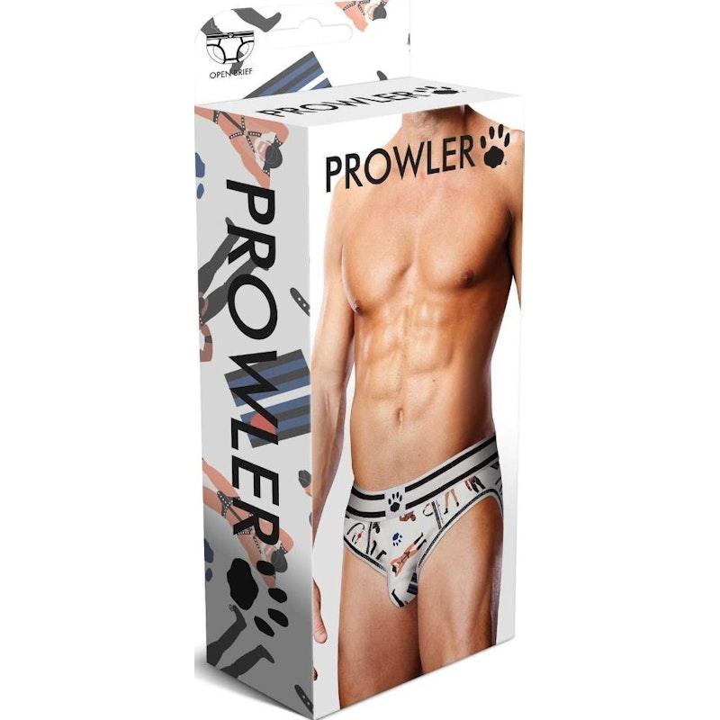 Prowler Leather Pride Open Brief - Lingerie