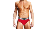 Prowler Open Back Brief Red/White - Lingerie