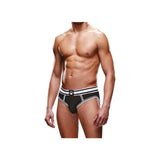 Prowler Open Brief Black/White - Lingerie