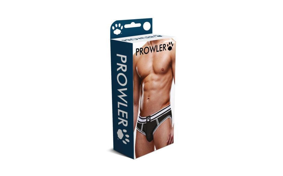 Prowler Open Brief Black/White - Naughty by Nature Adult Store